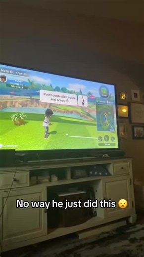 Perfect perfect 😦 (🎥:Aaden_tubaugh/ig) #golf #wii #gaming | Golf