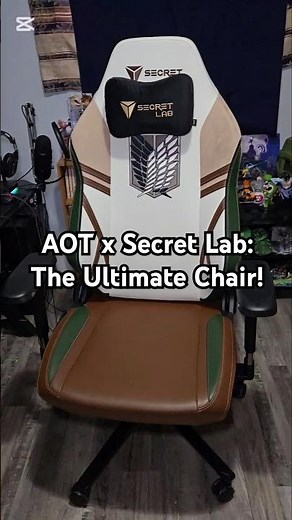 Secret Lab x Attack on Titan - Pure Perfection! The ultimate gaming chair for AOT fans. #AOT