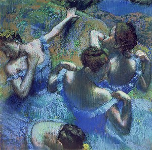 Blue Dancers | Edgar Degas | Painting Reproduction
