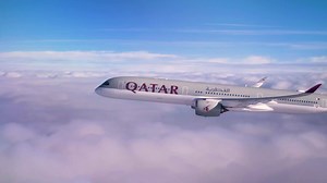 Would you like to stay connected at 35,000 ft.? For the next 100 days, experience complimentary Wi-Fi throughout your flight as we celebrate becoming the first airline in Asia to equip 100 aircraft with high-speed internet. | Qatar Airways