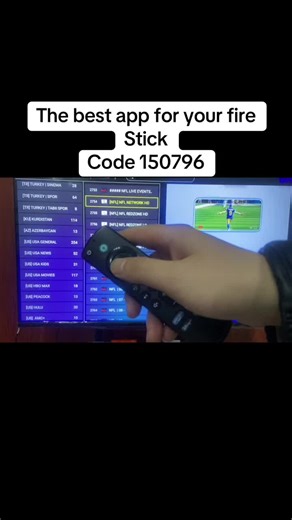 The best app for your fire Stick Code 150796#fyp #FireStick #tv #awesometv