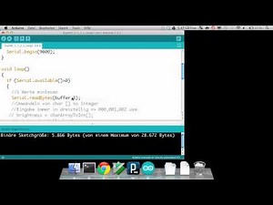 Arduino Tutorial: Kapitel 3.1.2 - Lösung: Aufgabe 3 - Dimmen per Eingabe