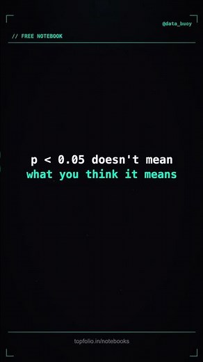 Link in desc. Hypothesis Testing & A/B Tests — Stats That Actually Make Sense (Free Notebook)