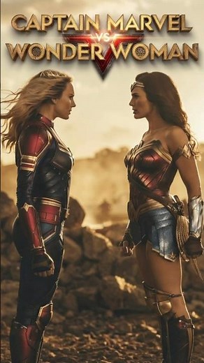 Wonder Woman vs Captain Marvel ⚡ Who Wins This Epic Battle?