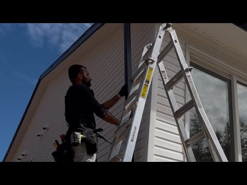 Installing a Downspout | Gutter Work Done Right ( ਮੈਂ ਕੈਨੇਡਾ ਵਿੱਚ ਕਿਵੇਂ ਕੰਮ ਕਰਦਾ ਹਾਂ)
