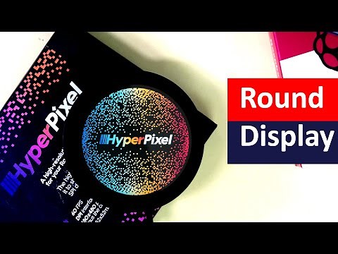 The beautiful , HyperPixel 2.1 inch Round Display for Raspberry Pi