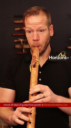Beneath Giant Trees | 1306 Laughing Crow MId E Curly Maple Native Flute