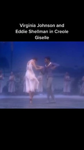 In 1984, Frederic Franklin created a version of the ballet Giselle for the Dance Theatre of Harlem called Creole Giselle. This version of the ballet is set in Louisiana in the 1840s in a community of free African Americans. This ballet was the first full length ballet Dance Theatre of Harlem had in their repertoire and premiered in the Coliseum in London. #virginiajohnson #eddieshellman #dancetheatreofharlem #creolegiselle #ballet #ballerina #primaballerina