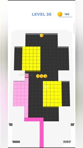 lEVEL 26 🔥 166 🎮color fil 3D game 🔥🎯🎮#shortvideo #3dgaming #subscribe