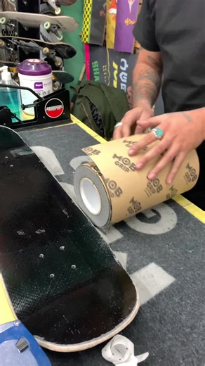 Flight Deck Skateboard Griptape Replacement Process