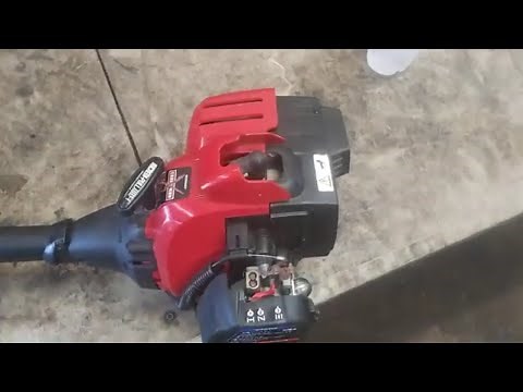 * Craftsman weedwacker gas trimmer carburetor adjustment carb tune up
