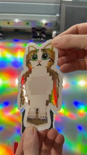 Printing Meowth Roblox Sticker