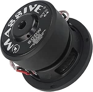 Massive Audio 6" Subwoofer 500 Watt Dual 4 Ohm Voice Coil GTX64