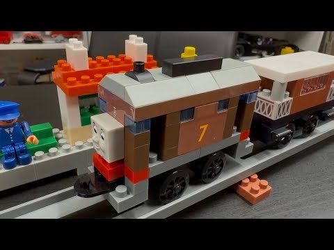 RARE Diamond Block Toby, Henrietta, and Bertie Thomas & Friends Train Set from 2002