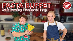 PASTA BUFFET with Bj Tandingco Borja 😀 | Chef RV Manabat