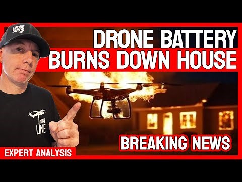DRONE BATTERY burns Down House!!! - BREAKING NEWS 🚨 Expert Analysis ‼️