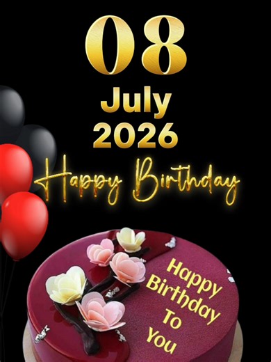 Birthday Template: Happy Birthday To You (CapCut)