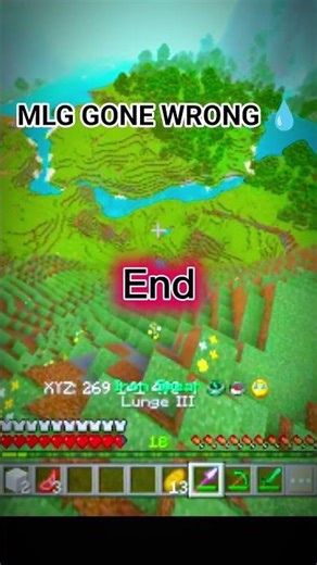 Perfect MLG… But Then 😳#heroallay #mlg #minecraft