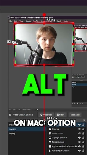 EVERYONE Should Know This Easy OBS Studio Webcam TRICK #obsstudiotutorial