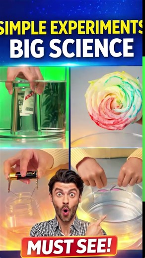 Simple Science Experiments Jo Sach Me Kam Karte Hain #ScienceExperiments #FunWithScience #HomeScience #KidsLearning #creatorsearchinsights