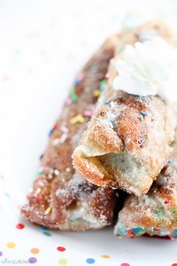 Dessert Egg Rolls (Chocolate Cake & Cream Cheese filled) - Allergylicious