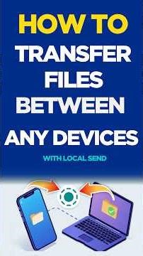 How To Transfer Files Between Any Device for FREE #filesharing #localsend #howtotransfer