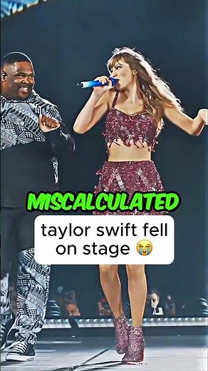 Taylor Swift FALLS on Stage 💀