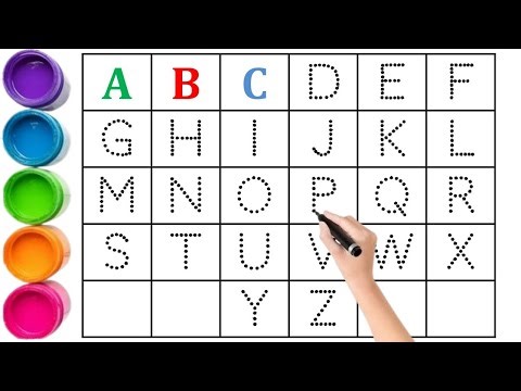 A to Z Alphabets Drawing and Coloring for Kids 🎨 | Learn ABCD with Colors | Alphabet Learning Video