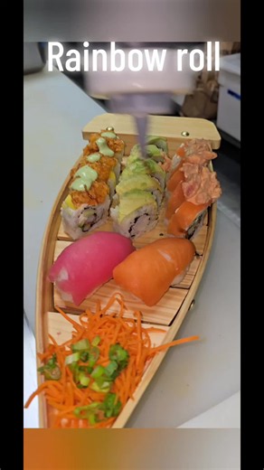Rainbow Roll en Sushi Culiacán Las Vegas - Mariscos estilo Sinaloa