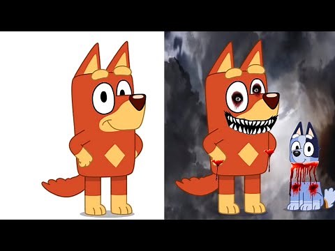 Bluey Characters as Horror Monsters
