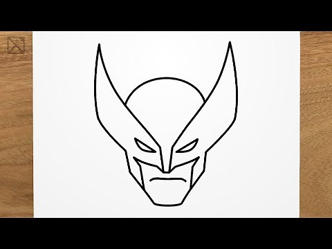 How to draw WOLVERINE (X-men - Marvel) step by step, EASY
