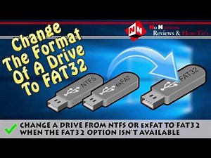 How To Format A Hard Drive Or USB Stick To FAT32