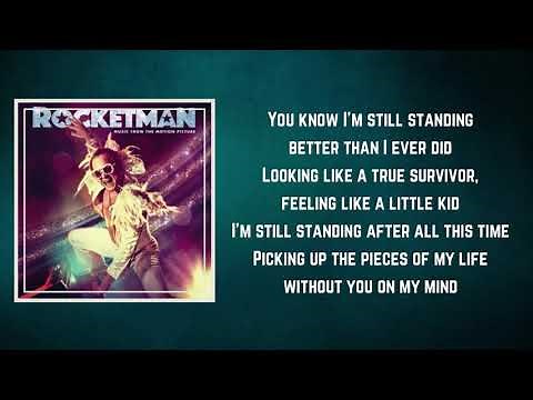 Taron Egerton - I'm Still Standing Rocketman (Lyrics)