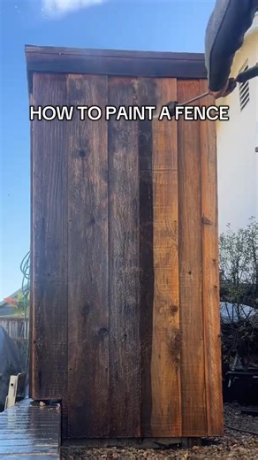 How to paint or stain a fence! #painting #howto #painter #diy #doityo | Sylvester Craft