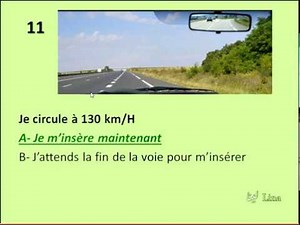 Code de la route en arabe (14) Autoroute Questions اسئلة عن الطريق السريع