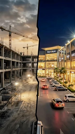 they rebuilt the shopping mall and it looks completely different #construction #impressive