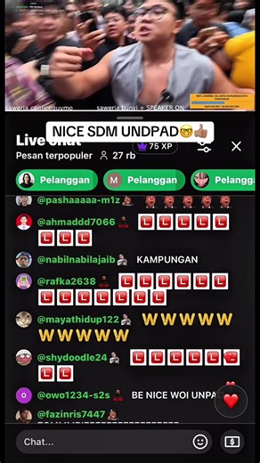 JUJUR AGAK KACAW NI STREAM, MASA GINI KUALITAS CROWD MAHASISWA PTN @bigmo #niceguymo #bigmo