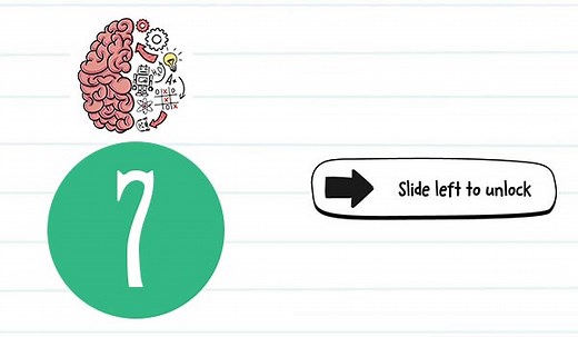 Brain Test Level 7 Slide left to unlock