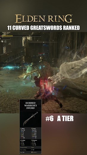 All Katanas Ranked. HORNED WARRIOR'S SWORD #eldenring #shadowoftheerdtree