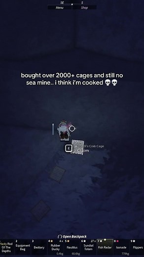 only thing i need to complete the desolate deep bestiary 💔 #roblox #fyp #fisch