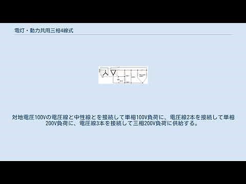 電灯・動力共用三相4線式