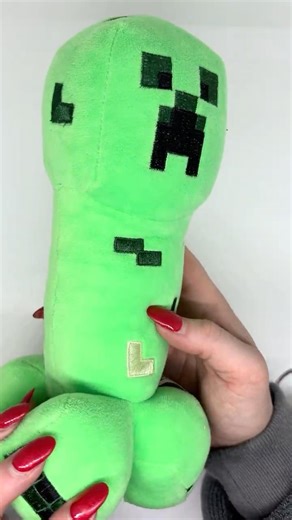 Minecraft Creeper Plush Soft Toy Showcase #minecraft #toys #plush #creeper #games #film #building