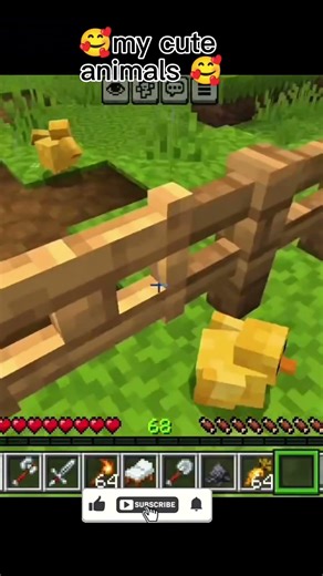 Minecraft my cute pet's 🥰#minecraft #shots #minecraftbuild #viral #populer