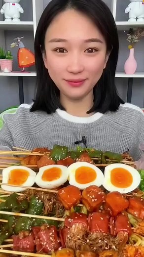 MUKBANG ASMR 🍳 #asmr #asmrsounds #coreana #coreanacomendo #mukbang #mukbangeatingshow