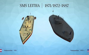 奥匈帝国莱塔号（Leitha）低舷铁甲舰