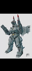 Godzilla Battle Line Unlocked Mechagodzilla 1993 Poster Art #Godzilla #GodzillaBattleLine