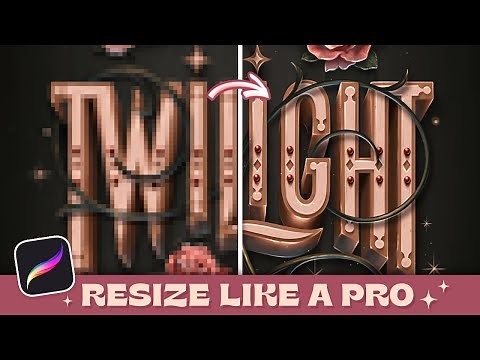 How to Resize in Procreate 🔍 (Without Losing Quality)