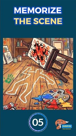 VISUAL MEMORY TEST: Only 6% Are Profilers! 🕵️‍♂️🚨 #shortschallenge