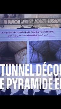 Un tunnel de 9 mètres de long découvert dans l’une des plus célèbres pyramides d’Égypte