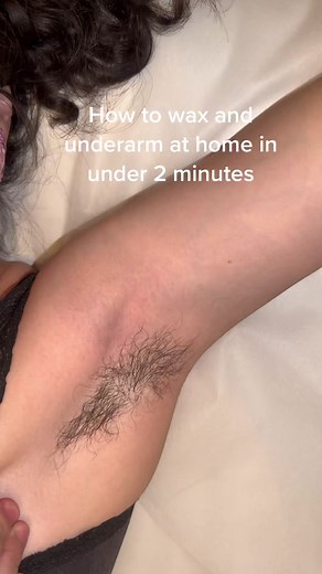 How I wax my clients underarms in under 2 minutes! Super easy can be done at home! @satinsmoothpro #waxing #underarms #tweezers #fyp